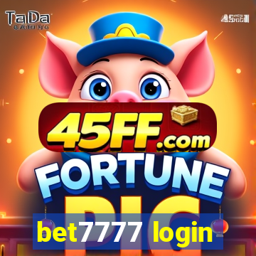 bet7777 login